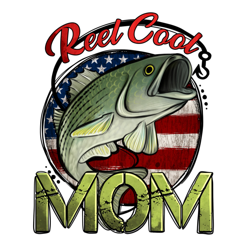 Reel Cool Mom Fishing Zipper Hoodie by Jasminsmagicworld | Teevron