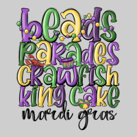 Beads Parades Crawfish King Cake Mardi Gras Premium Sweatshirt | Teevron