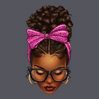 Afro Messy Bun Pink Leopard Bow Vintage Hoodie | Teevron