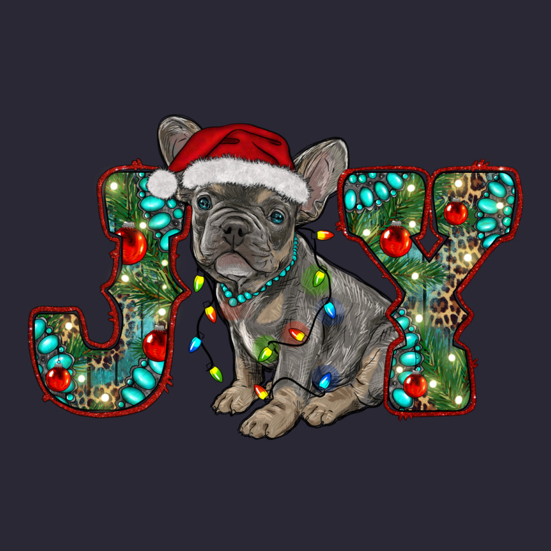 French Bulldog Christmas Joy Vintage Tee by RanaPortraitStore | Teevron