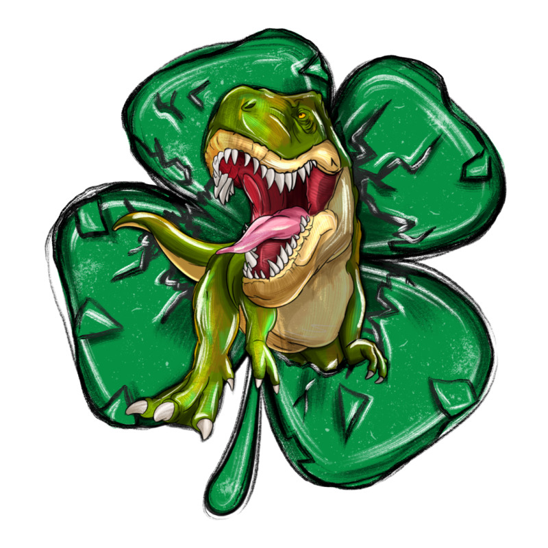 Dinosaur St Patricks Day Premium Sweatshirt by MaliasSmallBusiness | Teevron