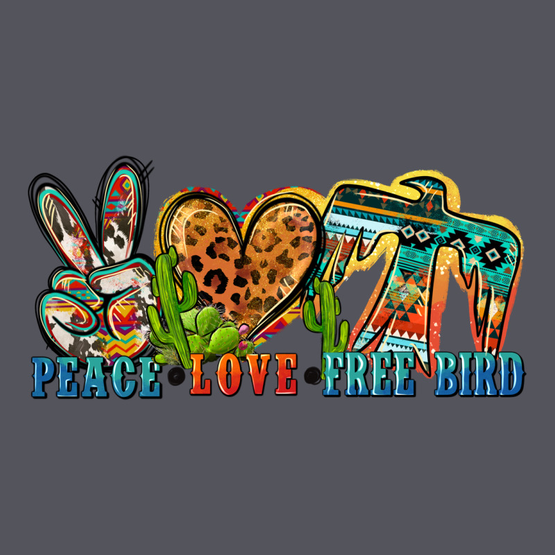 Peace Love Free Bird Vintage Hoodie by Zillion Design Studio | Teevron
