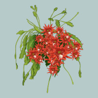 Red Orchid Cactus Heavy Core Tee | Teevron