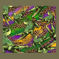 Mardi Gras Louisiana Crocodile Leopard Vintage Hoodie | Teevron