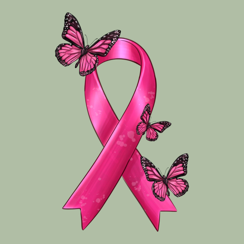 Breast Cancer Ribbon With Butterfly Urban Heavy Tee by texasbilliewilder | Teevron