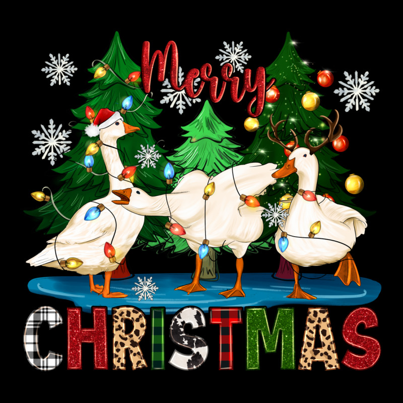 Merry Christmas Duck Heavyweight Sweatshirt by Zillion Design Studio | Teevron