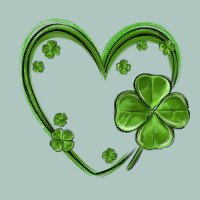 St Patricks Day Shamrock Heart Premium Sweatshirt | Teevron