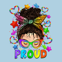 Lgbtq+ Messy Bun With Colorful Stars Premium Hoodie | Teevron