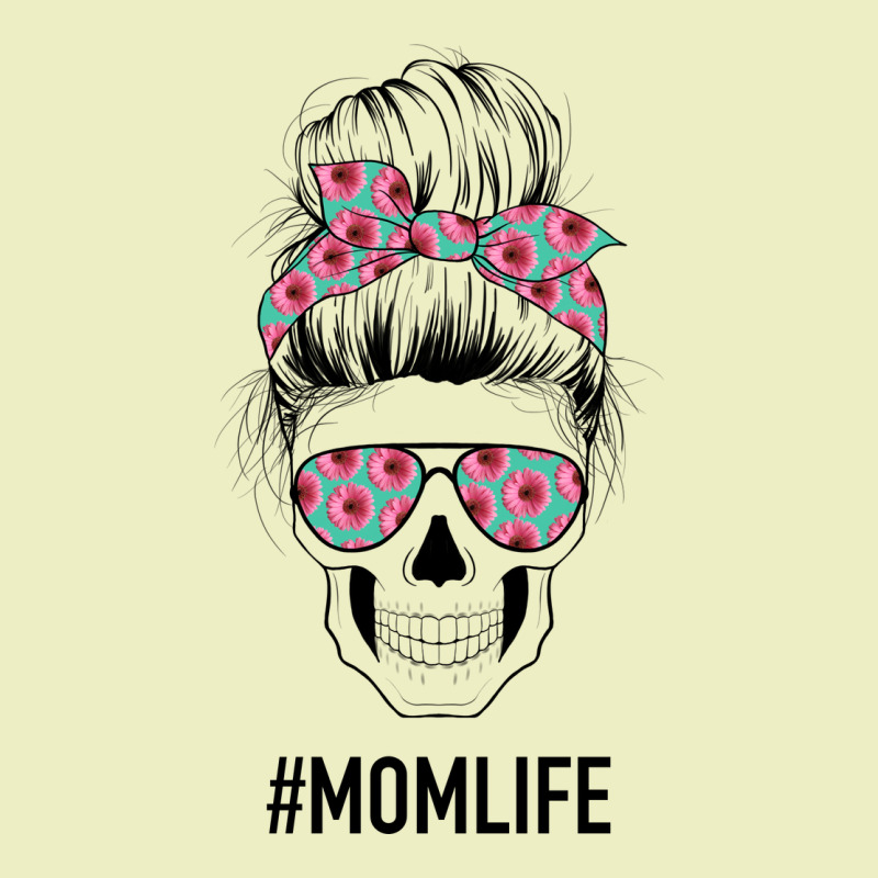 Pink Flower On Cyan Background Mom Skull Urban Hoodie by Bettercallsaul | Teevron