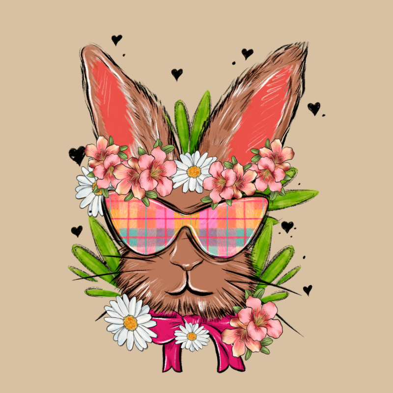 Bunny With Floral Heavyweight Hoodie by MaliasSmallBusiness | Teevron