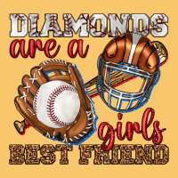 Diamonds Are A Girls Best Friend Baseball Vintage Hoodie | Teevron