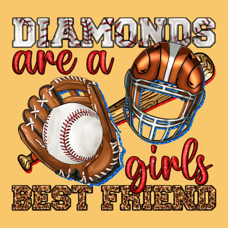 Diamonds Are A Girls Best Friend Baseball Vintage Hoodie by texasbilliewilder | Teevron