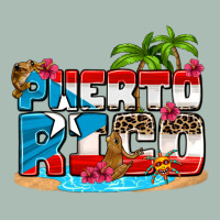 Puerto Rico And Flowers With Frog Classic Tee | Teevron