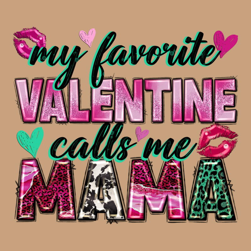 My Favorite Valentine Calls Me Mama Vintage Tee by Zillion Design Studio | Teevron