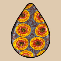 African Fabric Pattern Teardrop Earrings 5 Classic Tee | Teevron