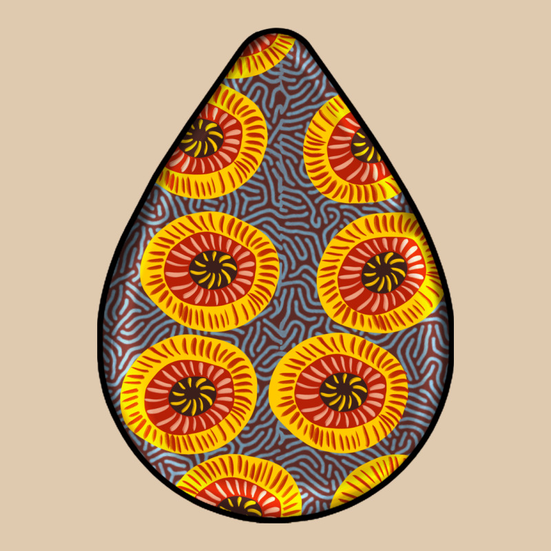 African Fabric Pattern Teardrop Earrings 5 Classic Tee by BundleAndBundleShop | Teevron