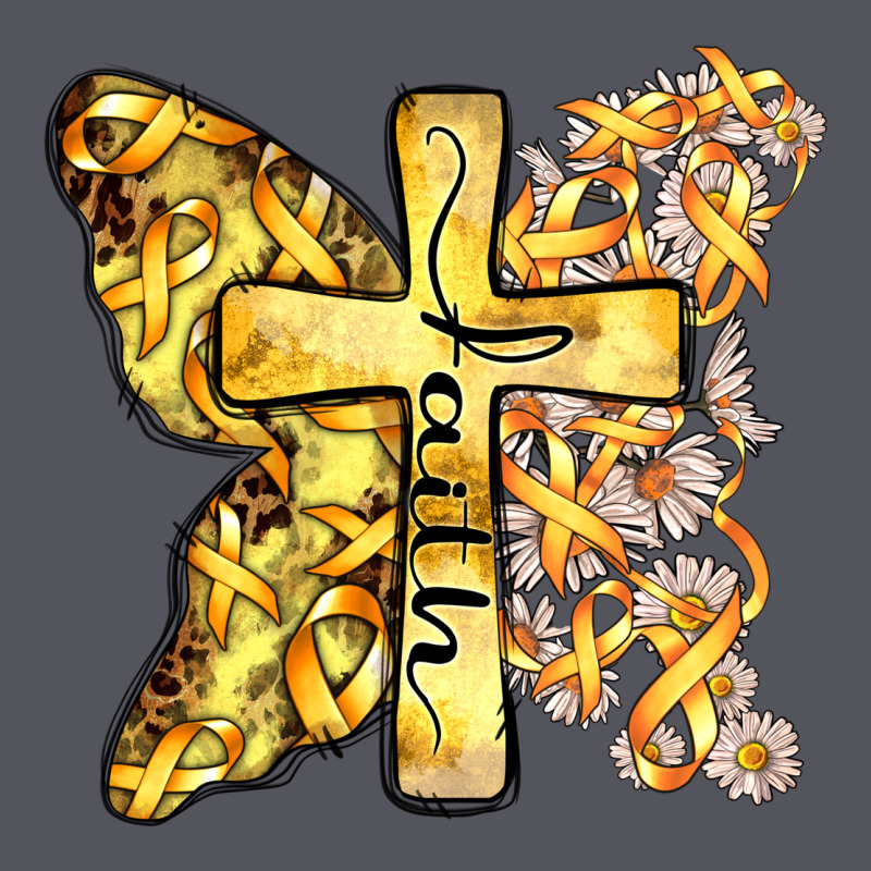 Faith Child Cancer Cross Vintage Hoodie by Zillion Design Studio | Teevron