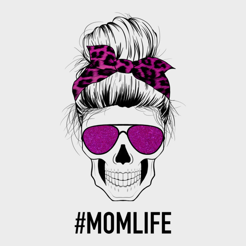 Purple Glitter, Leopard Patterned Mom Skull Urban Hoodie by Bettercallsaul | Teevron