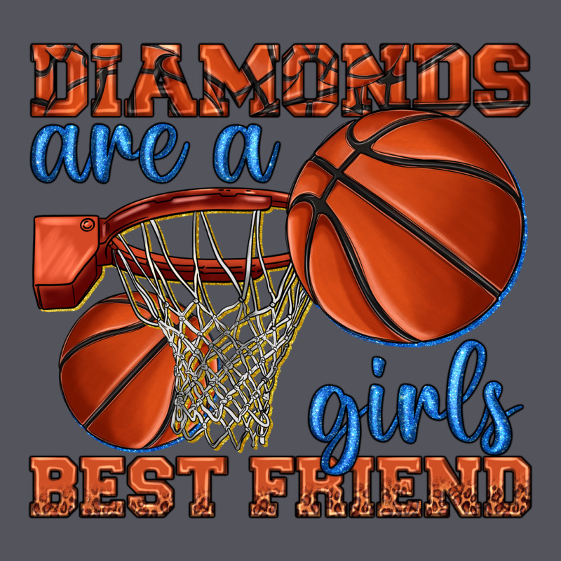 Diamonds Are A Girls Best Friend Basketball Vintage Hoodie by texasbilliewilder | Teevron