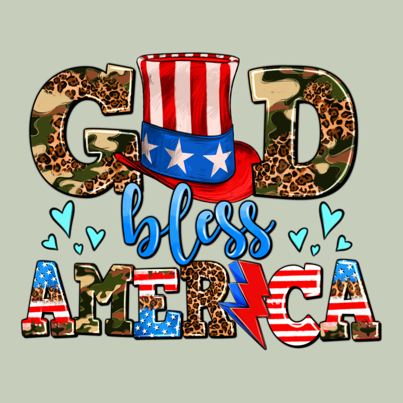 God Bless America Ladies Tee by AdoDesignShop | Teevron