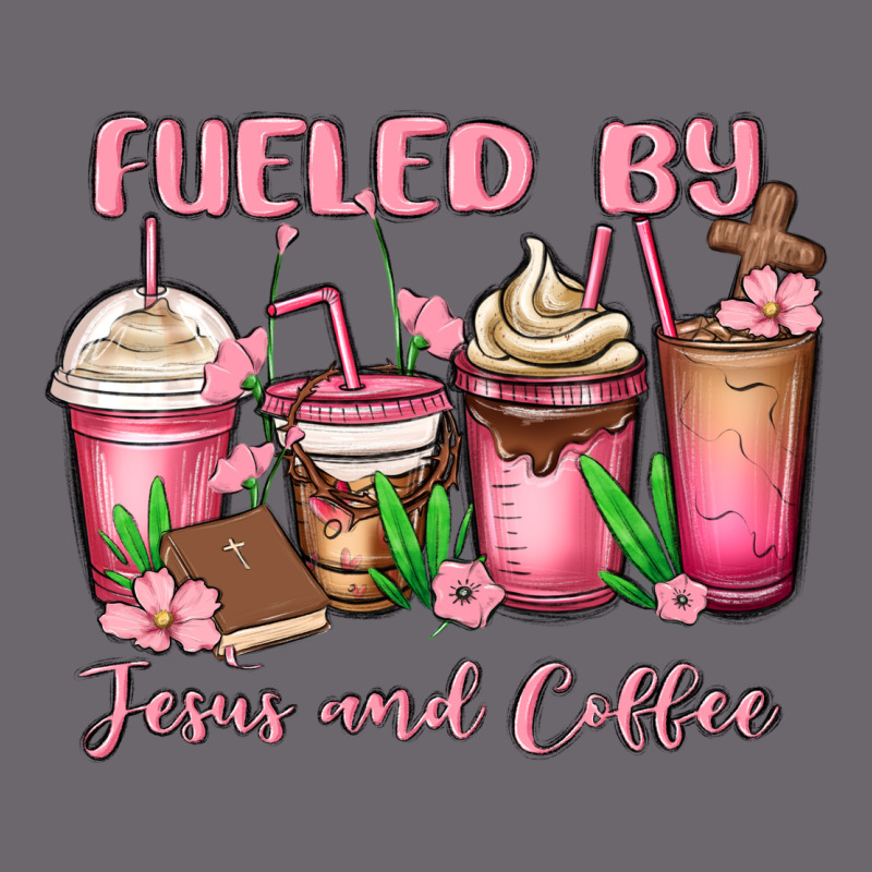 Fueled By Jesus And Coffee Premium Sweatshirt by MaliasSmallBusiness | Teevron