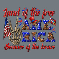 Land Of The Free America Because Of The Brave Heavyweight Sweatshirt | Teevron