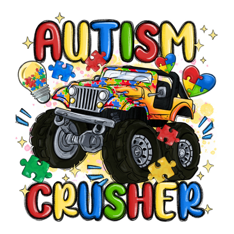 Autism Crusher Heavyweight Hoodie by MaliasSmallBusiness | Teevron