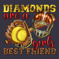 Diamonds Are A Girls Best Friend Softball Vintage Hoodie | Teevron