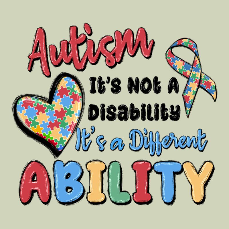 Autism It's Not A Disability It's A Different Abil Heavyweight Hoodie by MaliasSmallBusiness | Teevron