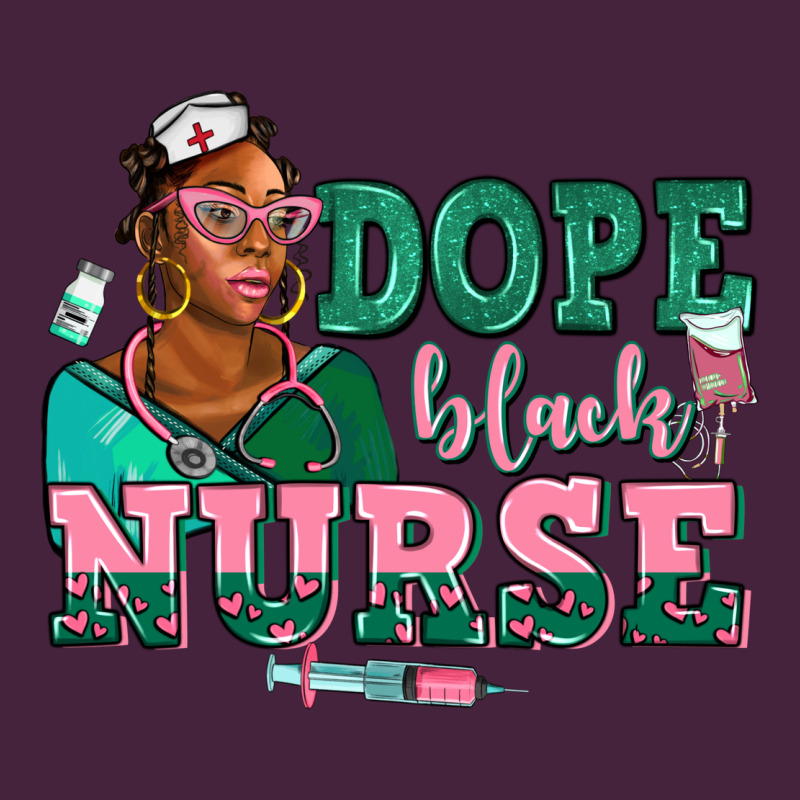 Afro  Nurse Dope Black Long Sleeve Tee by AdoDesignShop | Teevron