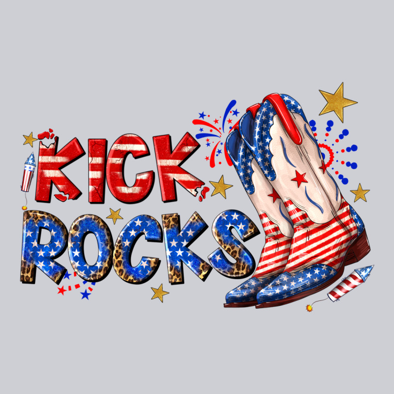 Kick Rocks Cowboy Boots Fourth Of July Heavyweight Sweatshirt by texasbilliewilder | Teevron