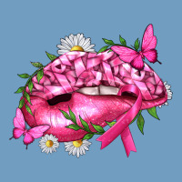 Breast Cancer With Ribbon Pink Lips Urban Heavy Tee | Teevron