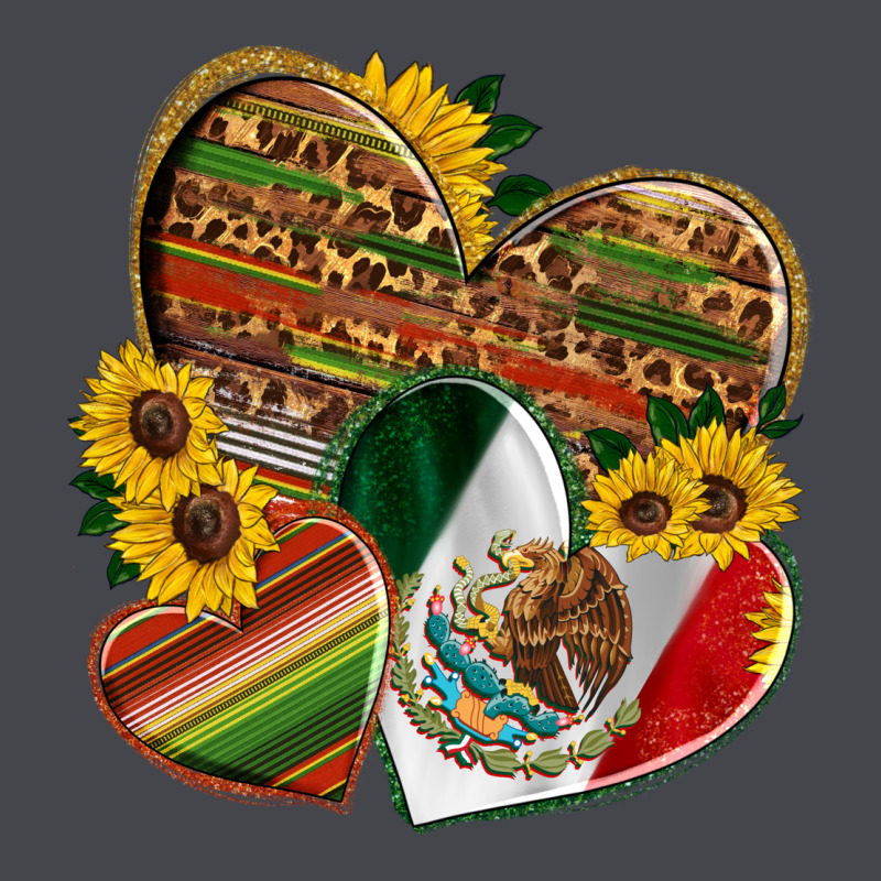 Mexico Heart And Sunflower Long Sleeve Tee by HRA Design Shop | Teevron