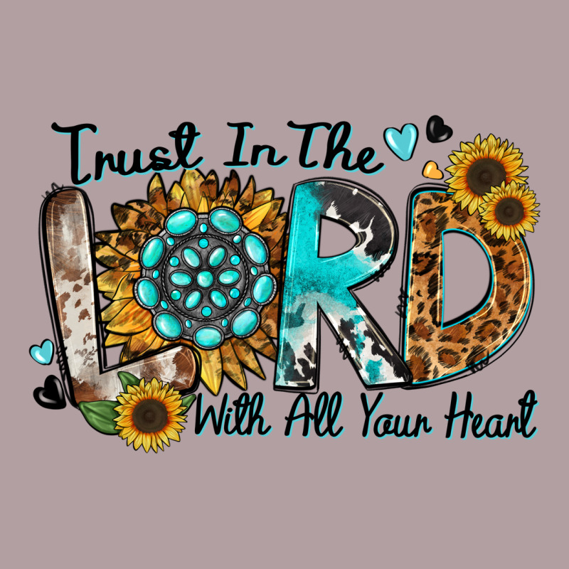 Trust In The Lord With All Your Heart Vintage Hoodie by Zillion Design Studio | Teevron