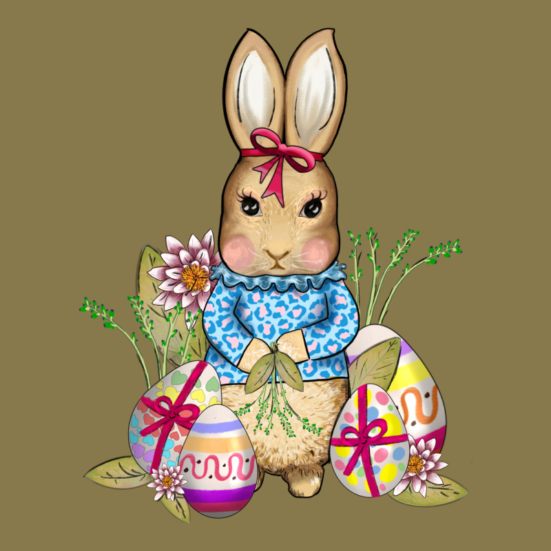 Easter Bunny And Eggs Premium Hoodie by AdoDesignShop | Teevron