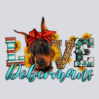 Love Dobermans Zipper Hoodie | Teevron