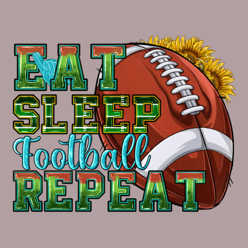 Eat Sleep Football Repeat Vintage Hoodie by texasbilliewilder | Teevron