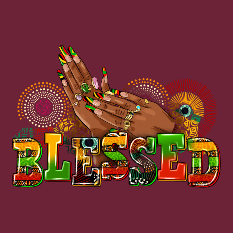 Blessed Afro Woman Hands Long Sleeve Tee by AdoDesignShop | Teevron