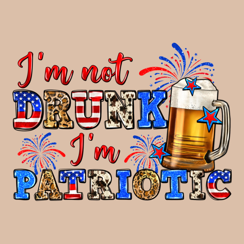 I'm Not Drunk I'm Patriotic Zillion Urban Heavy Tee by Zillion Design Studio | Teevron