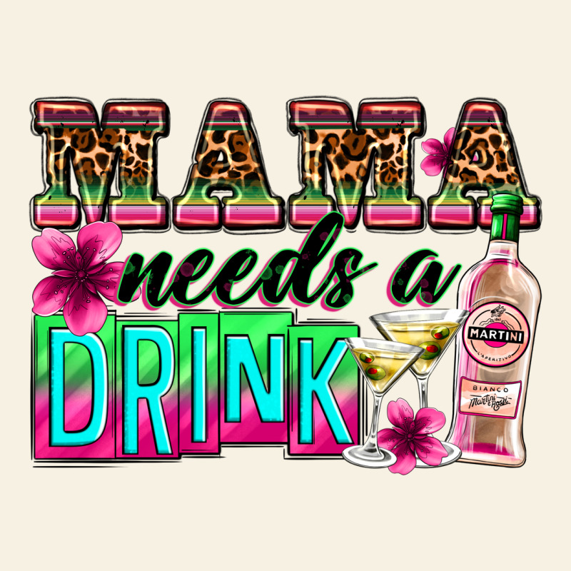 Mama Needs A Drink Vintage Tee by Zillion Design Studio | Teevron