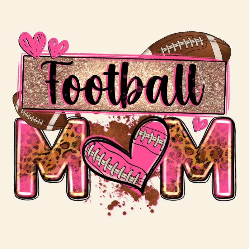 Football Mom With Leopard Vintage Tee by Zillion Design Studio | Teevron