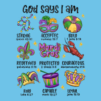 God Says I Am Mardi Gras Premium Sweatshirt | Teevron