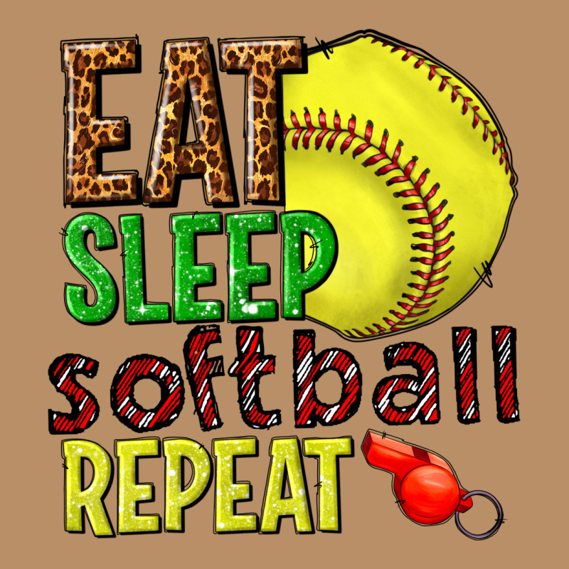 Eat Sleep Softball Repeat Vintage Hoodie by texasbilliewilder | Teevron