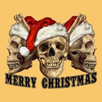 Merry Christmas Skulls Vintage Hoodie | Teevron