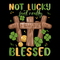 Not Lucky Just Really Blessed Malia Premium Sweatshirt | Teevron