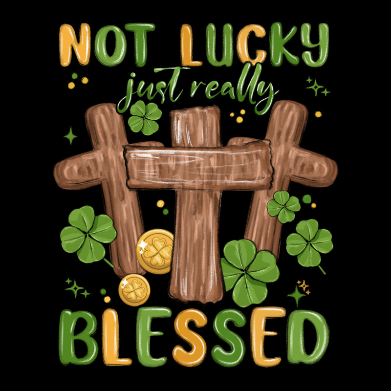 Not Lucky Just Really Blessed Malia Premium Sweatshirt by MaliasSmallBusiness | Teevron