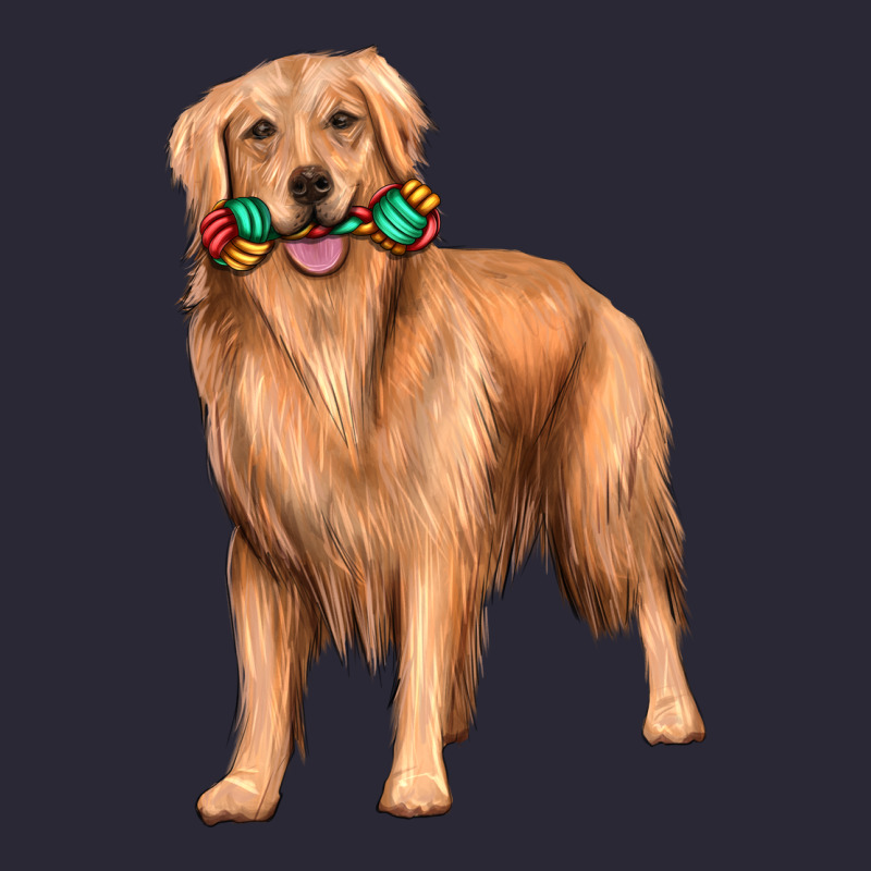 Golden Retriever With Toys Vintage Tee by texasbilliewilder | Teevron