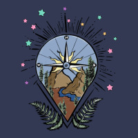 Compass With Mountain Heavyweight Hoodie | Teevron