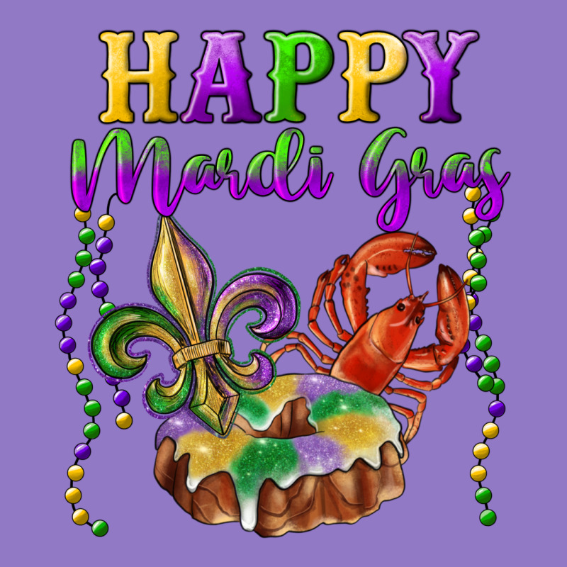 Happy Mardi Gras Fleur De Lis King Cake Crawfish Urban Hoodie by RanaPortraitStore | Teevron