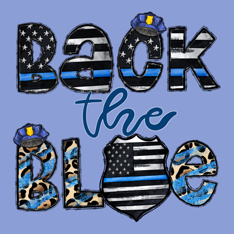 Back The Blue1 Long Sleeve Tee by CowhideDigitalArt | Teevron